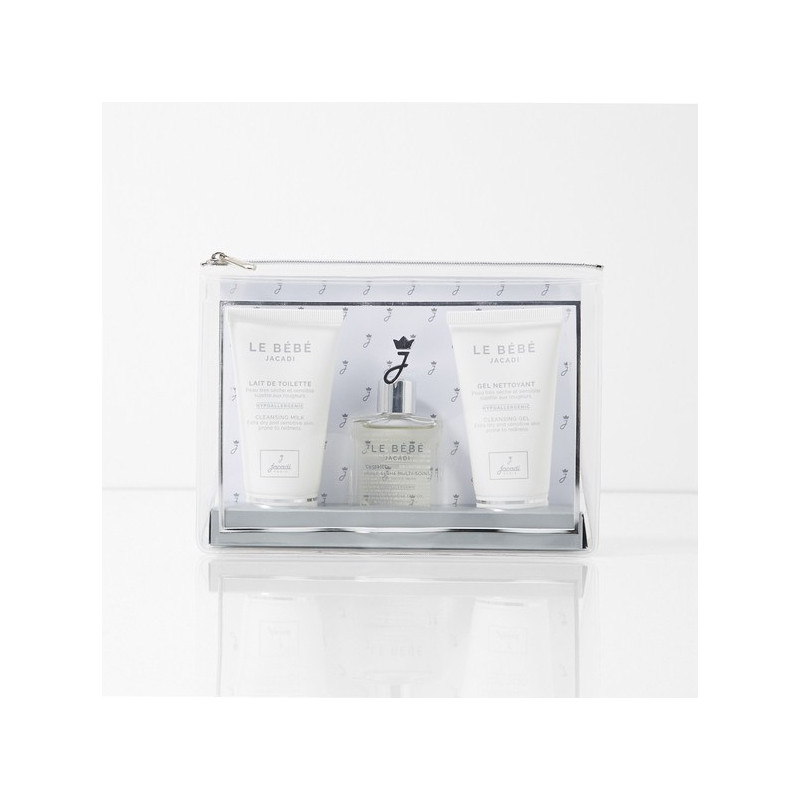 Jacadi - Coffret Les Soins Jacadi - Crème Corps 30 ml + Gel Nettoyant 50 ml + Huile Sèche multi-soins 30 ml